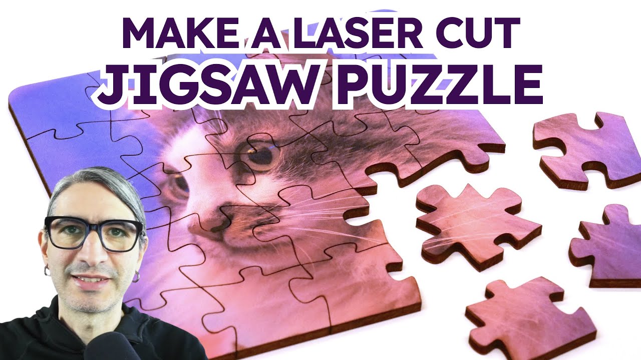 Making a Laser Cut Jigsaw Puzzle 