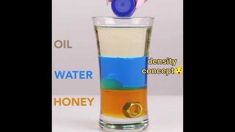 Science experiment # science trick # concept of density # density