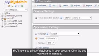 HOW TO MANAGE A MYSQL DATABASE WITH PHPMYADMIN IN CPANEL News