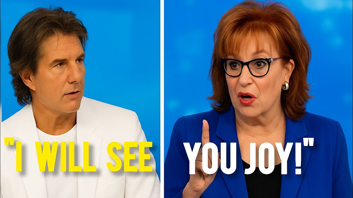 Tom Cruise STORMS OFF The View After Intense Confrontation With Joy Behar