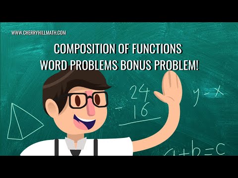 COMPOSITION OF FUNCTIONS WORD PROBLEMS BONUS | Video 7  | Algebra 2 | Composite Functions