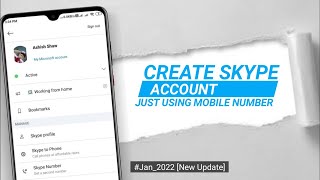 How To Create Skype Account Using Phone Number | What Is Skype ID | How To Use Skype ID