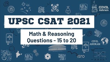 UPSC CSAT-2021 Previous Year Questions Discussion (PYQs) (Part-2)-IAS/IPS/IFS/IFoS