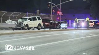 Driver severely injured after allegedly running red light in Tempe crash