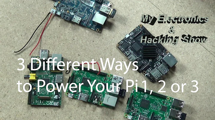 Raspberry Pi Power Options - 3 Ways to Power Your Pi or other SBC (MEHS) Episode 44