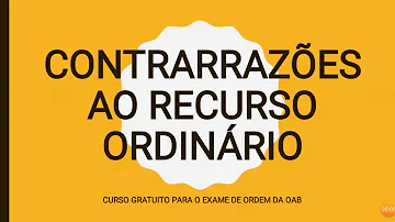 Quando não apresentar contrarrazões?