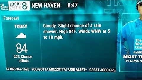 The Weather Channel in Weather Alert Mode ( Hurricane Watch )