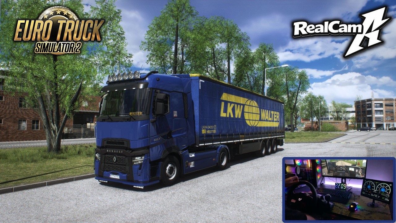 ETS2 1.58 | Renault Range T 520 – 4K Gerçekçi Grafikler ile POV Sürüş + Direksiyon Kamerası