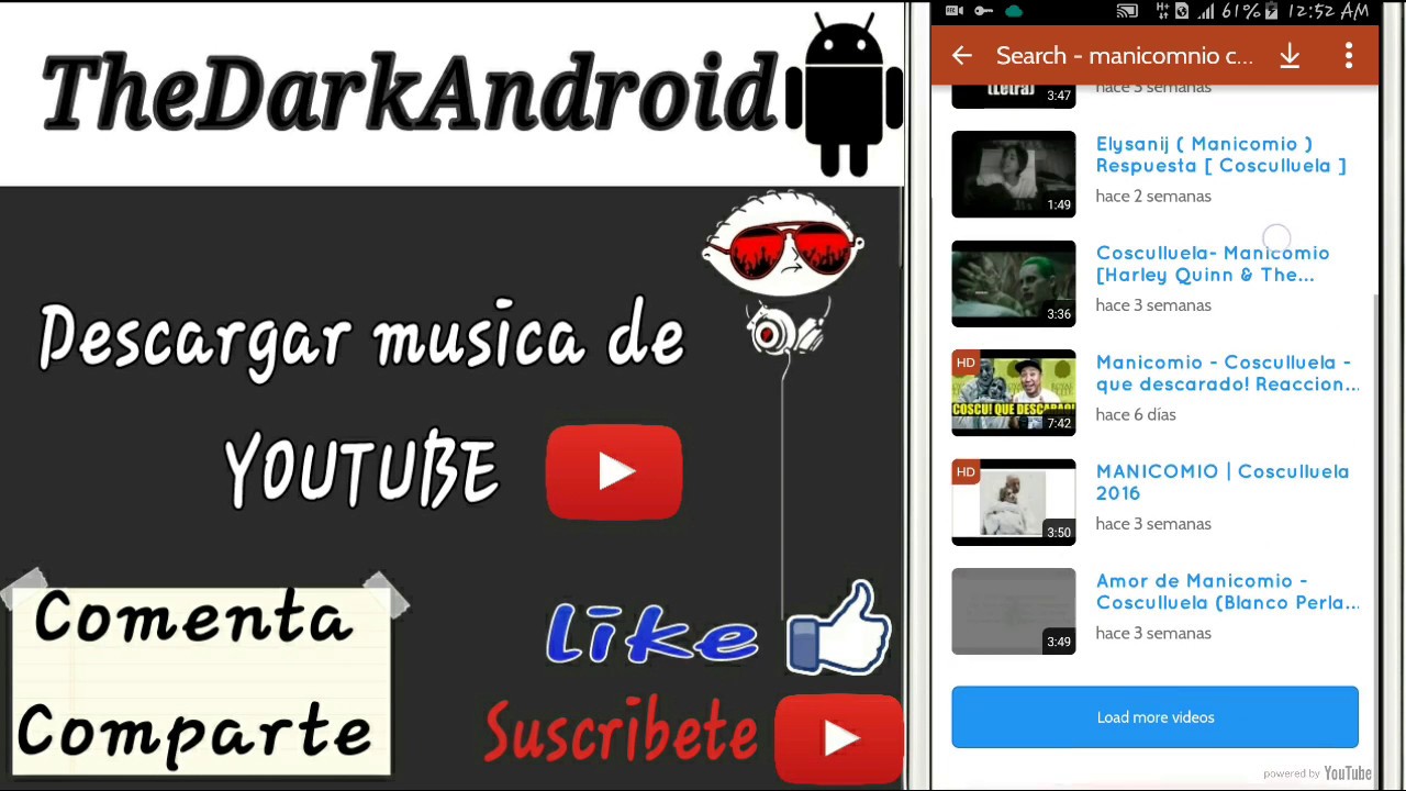 La mejor aplicacion para descargar musica y videos de youtube