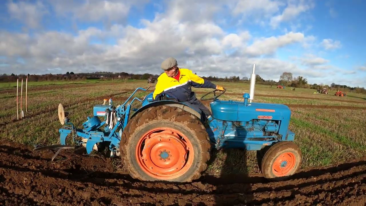 1959 Fordson Dexta 2.4 Litre 3-Cyl Diesel Tractor 32HP Ransomes Bidford-on-Avon Ploughing Match 2025