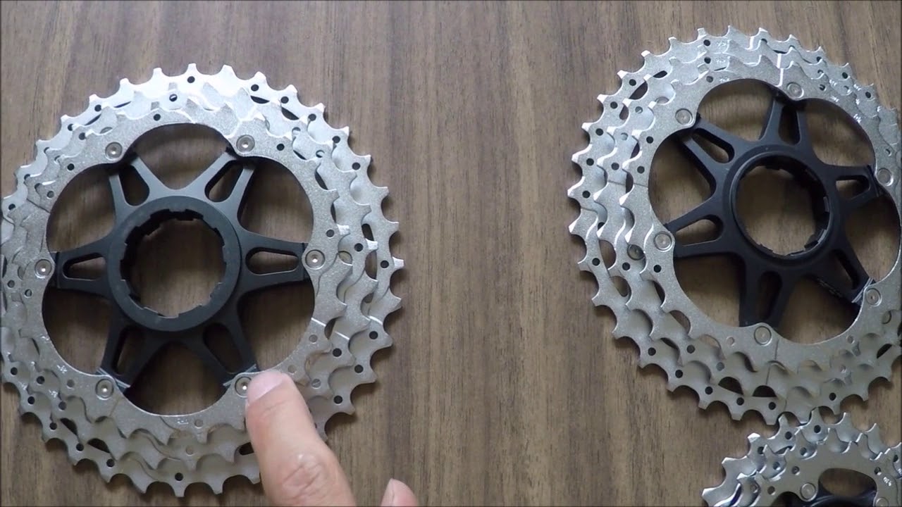 Shimano slx vs xt cassette 11-36 - YouTube