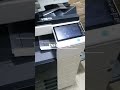 KonicaMinolta Bizhub C454 Printing تشغيل وطباعة كونيكا مينولتا 