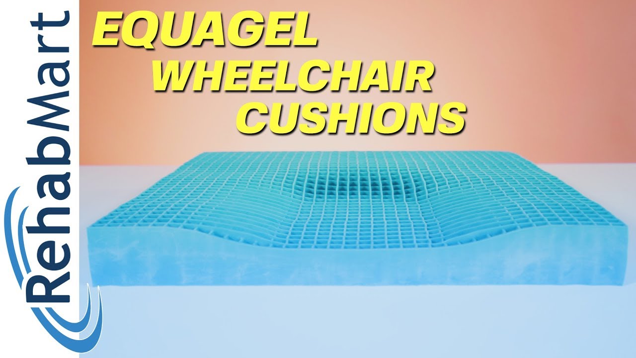 Equagel Wheelchair Cushion for Comfort, Stability, and Skin Protection 