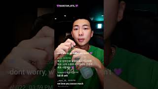 [Eng Sub]Rm New Live 💕(2023.30.8)Religion Controversy😣@BANGTAN_BTS_1M