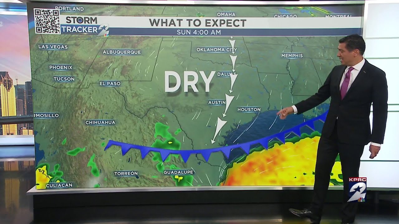 Tracking a cold front - YouTube