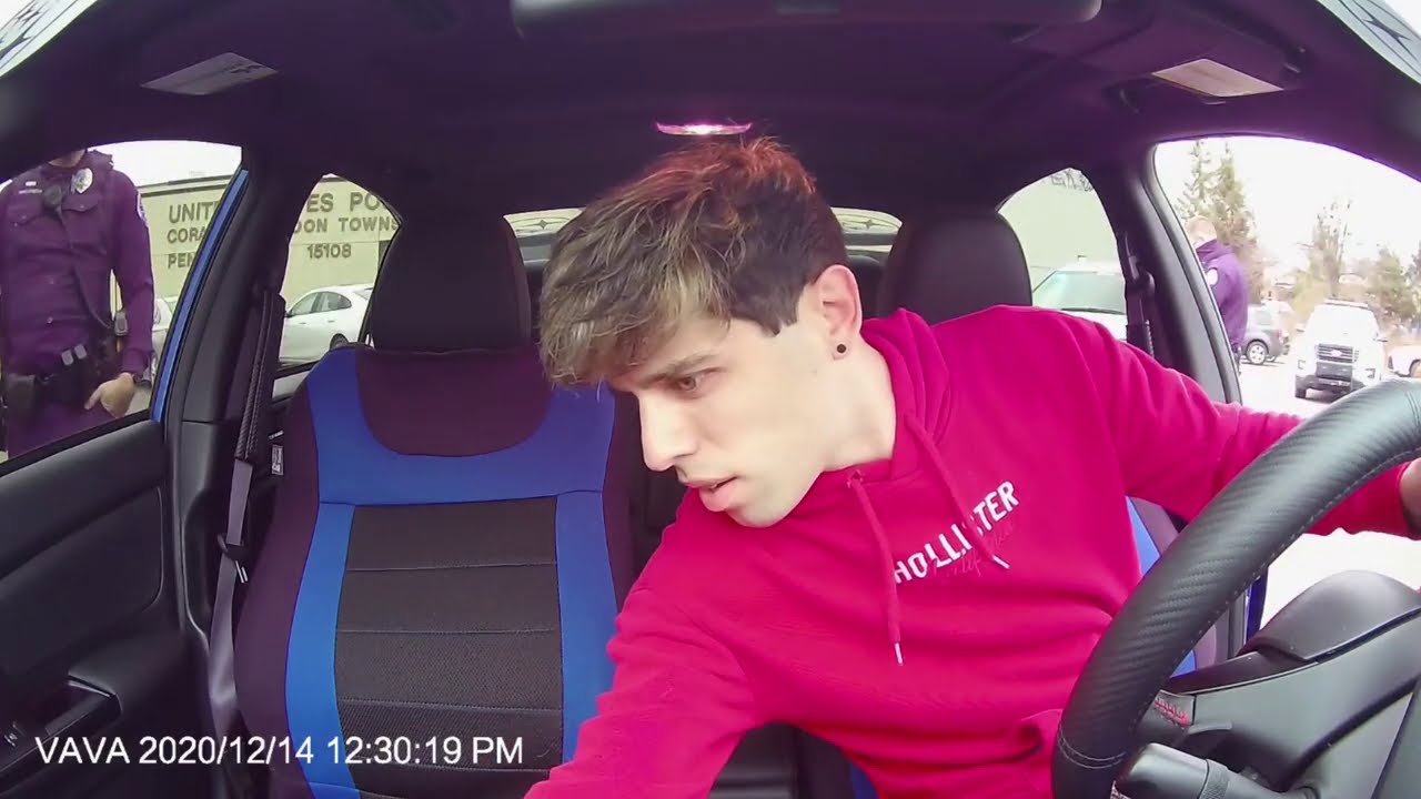 Cops Stop Me for Tinted Plate Cover (Cool Cop)