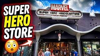 The MARVEL Store at Disney Springs Orlando Florida (4k Full HD Walkthrough Tour)