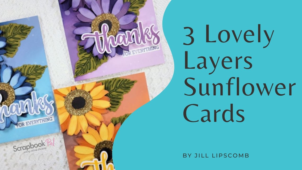 Honey Bee Stamps | Lovely Layers Sunflower Cards