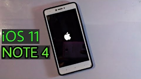 Install iOS 11 in Redmi Note 4 ( install iOS 11 )