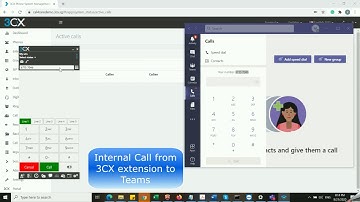 MS Teams works with 3cx