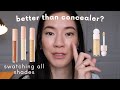 Rare Beauty under eye brightener review, swatches &amp; concealer comparison!