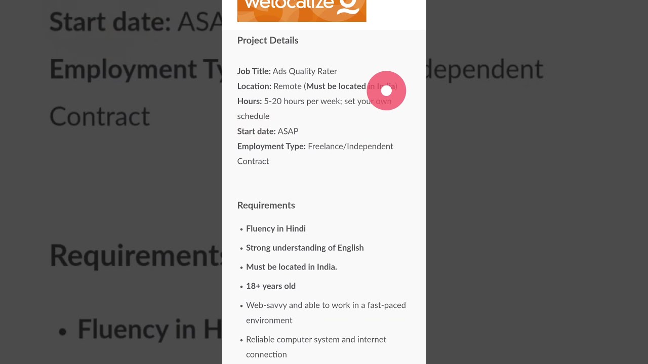Welocalize Ads Quality Rater Ads Quality Rater Job Work From Home Welocalize Ads Quality Rater Ads Quality Rater Job Work From Home