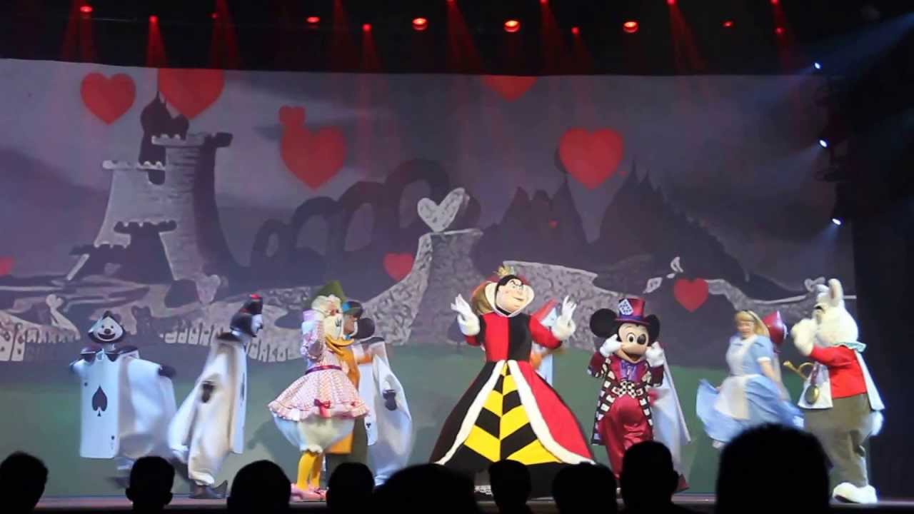 Disney Dreamers Show - Alice au Pays des Merveilles (2013) - Disneyland - Spectacle Alice Au Pays Des Merveilles Paris