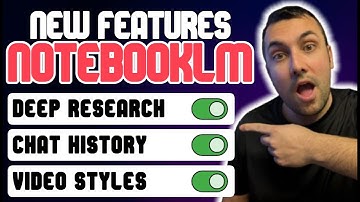 INSANE New Features on Google’s NotebookLM 🤯 (Deep Research & More!)