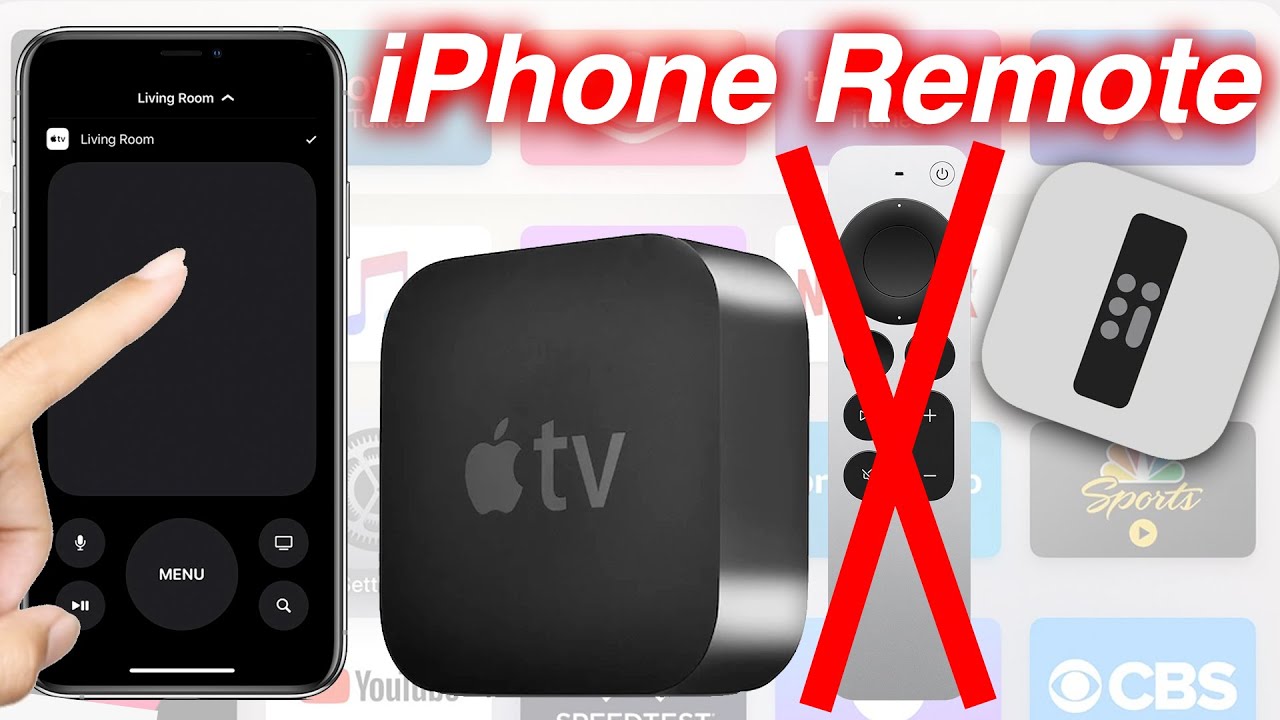 How To Use The iPhone An Apple TV Remote - Lost Apple TV Remote - YouTube