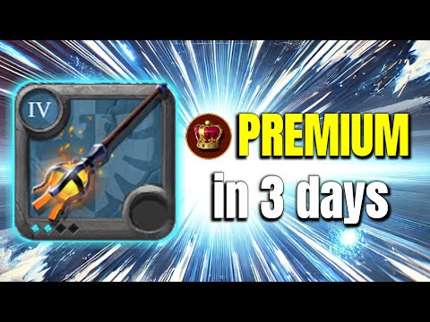 Premium in 3 Days Using Fire Staff | Albion Online Solo PvP