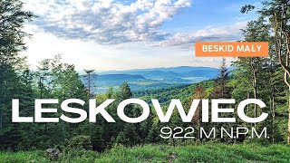 Leskowiec - Beskid Mały - widoki spod schroniska 4K