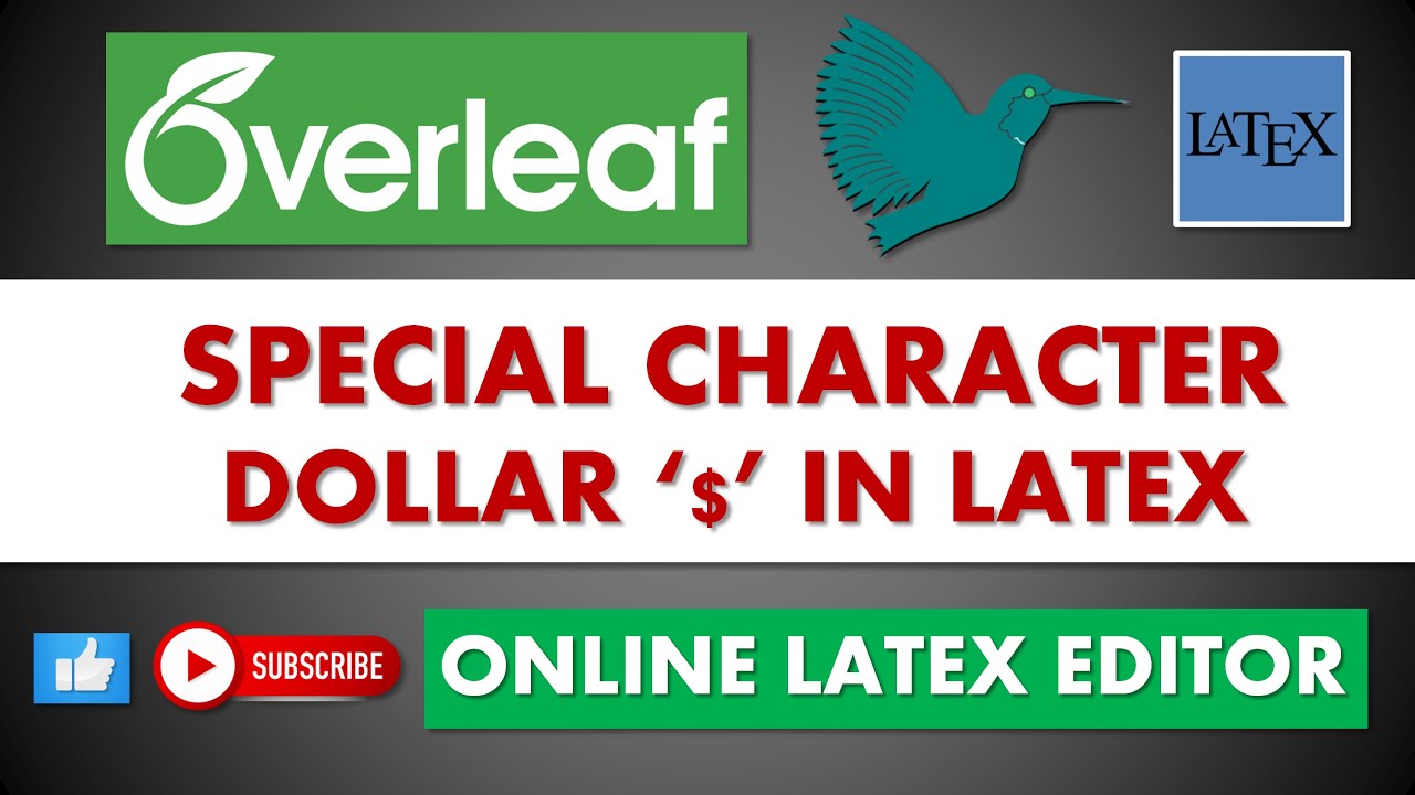 Latex Dollar Sign