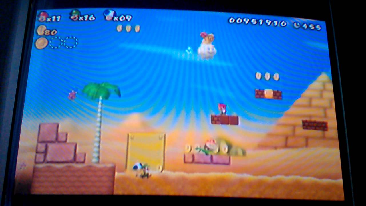 New Super Mario bros mondo 2-5 monete stella