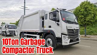FOTON Aumark 14cbm 10Ton Garbage Compactor Truck Rear Loader Waste Collection for Municipal Use FOTON Aumark 14cbm 10Ton Garbage Compactor Truck Rear Loader Waste Collection for Municipal Use