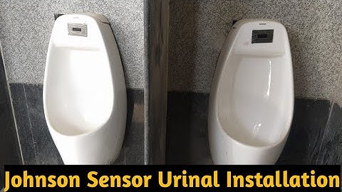 Sensor Urinal fitting I Johnson Urinal Installation I Johnson Sensor Urinal Installation