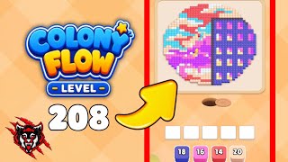 Colony Flow Level 208 Game Walkthrough