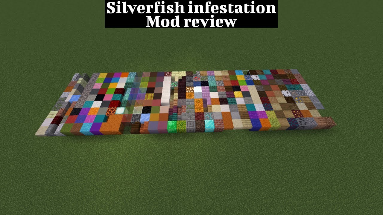 Silverfish infestation | minecraft | mod review | #Shorts - YouTube