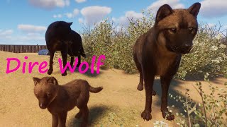 Dire Wolf by Gabboi and GiornoPizza - Planet Zoo Mod screenshot 4