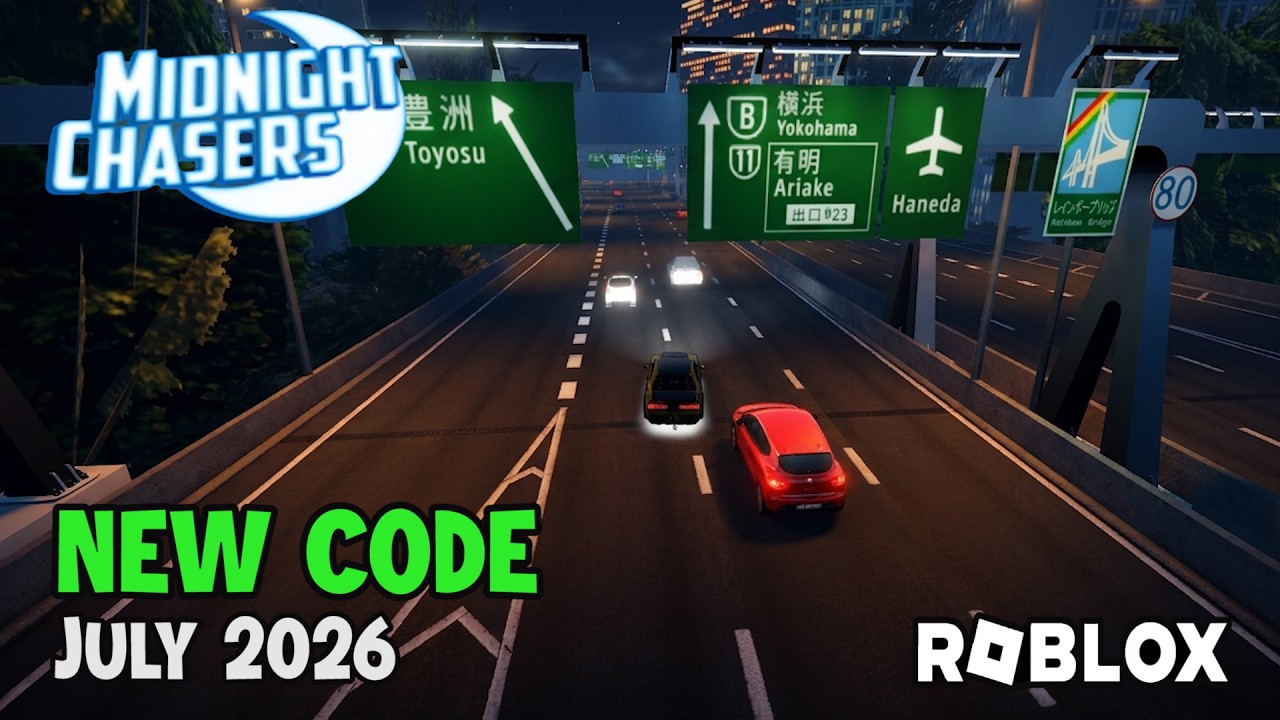 Roblox Midnight Chasers: Highway Racing NEW CODE July 2026 - YouTube