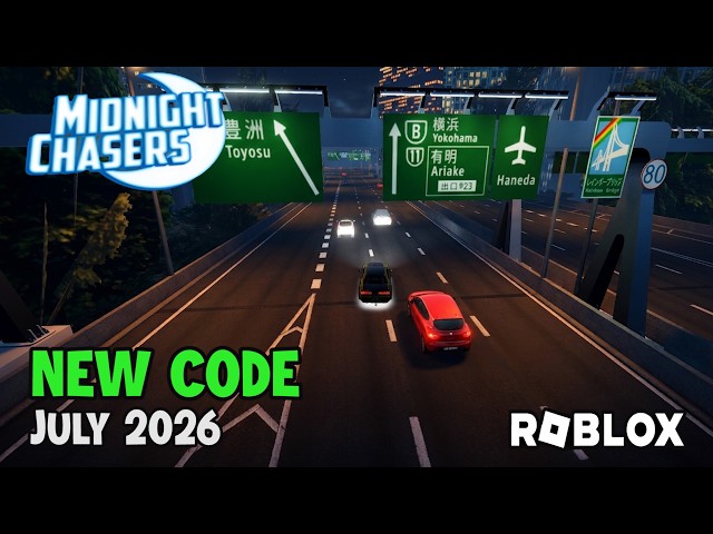 Roblox Midnight Chasers: Highway Racing NEW CODE July 2026 - YouTube