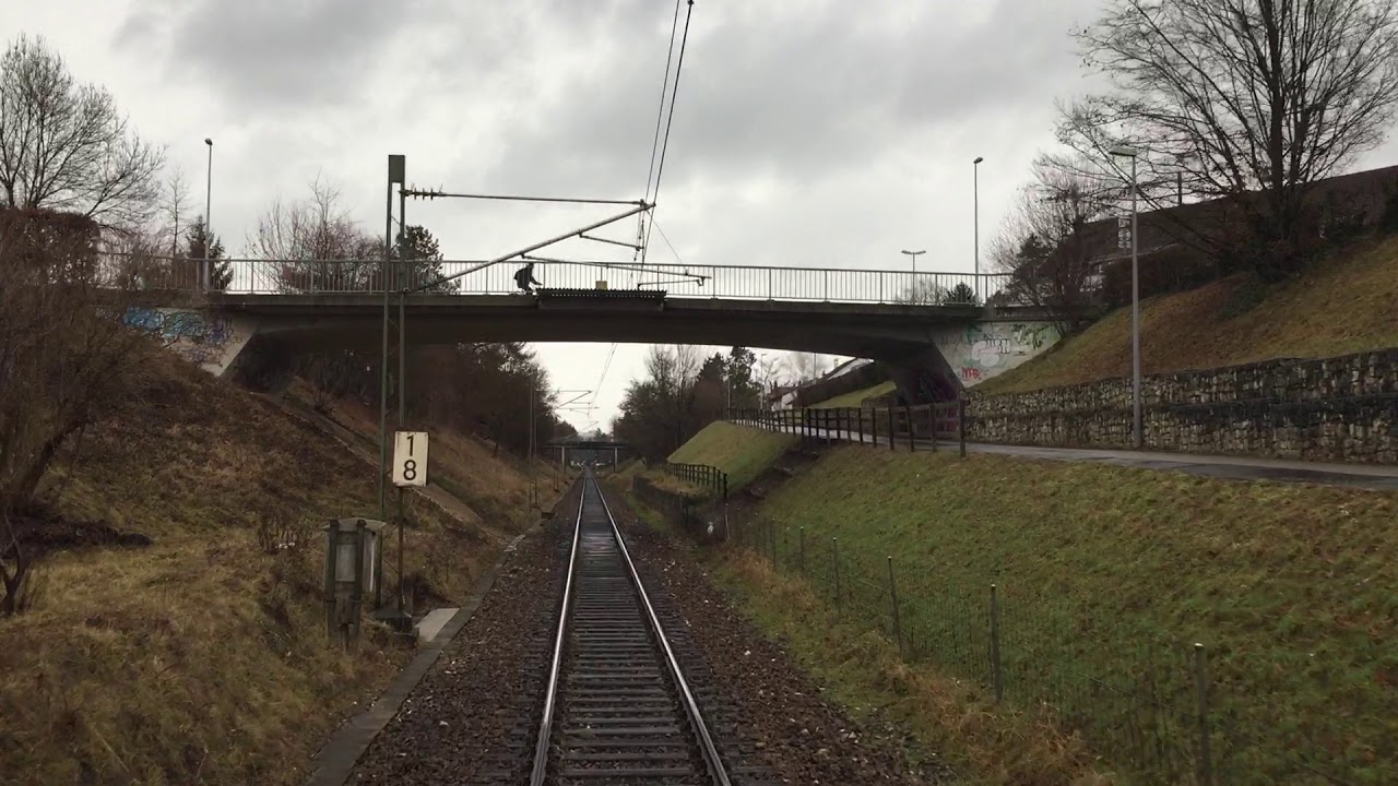02. Führerstandsmitfahrt von Basel Bad. Bf. nach Lörrach Museum/Burghof