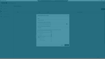 Uploading on-premises data with Qlik Data Transfer