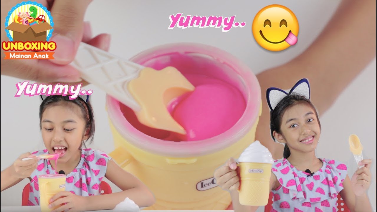 Mainan Magic Ice Cream Maker Buat Bikin Es Krim Beneran - Make Your Own Ice Cream Only 3 Minutes ...