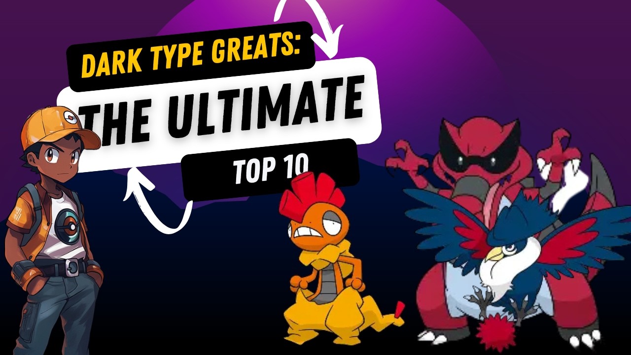 Top 10 favorite Dark type Pokemon - YouTube