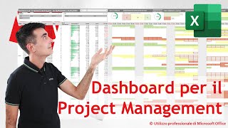 EXCEL: 🗓 Dashboard per il Project Management (no VBA) - tutorial passo a passo