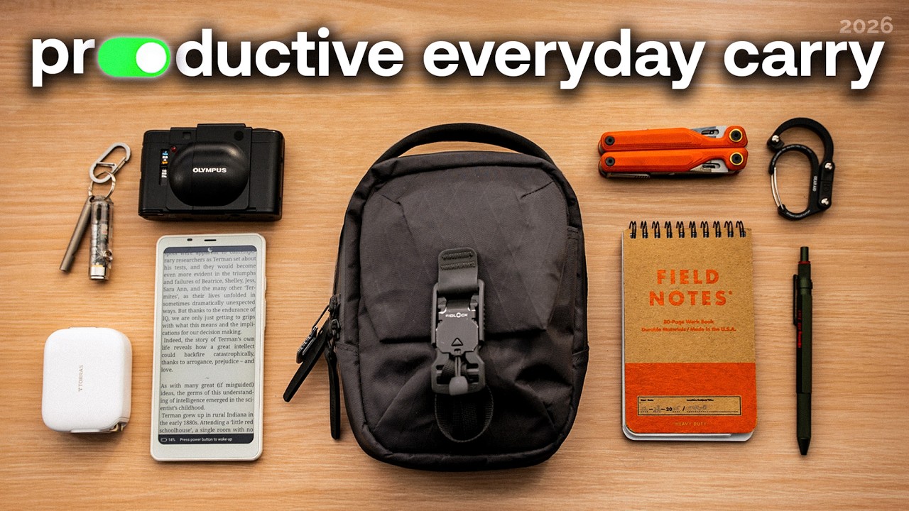 Мой продуктивный повседневный набор вещей (токийская версия)