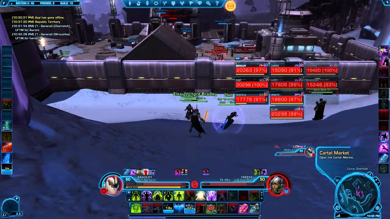 SWTOR 1.6 - World PvP Part 2 Highlights Red Eclipse EU 12/01/13