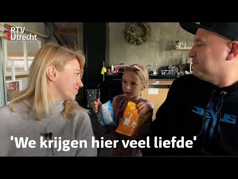 Oekraïens gezin vindt onderdak bij Judith en haar familie in Woudenberg | RTV Utrecht