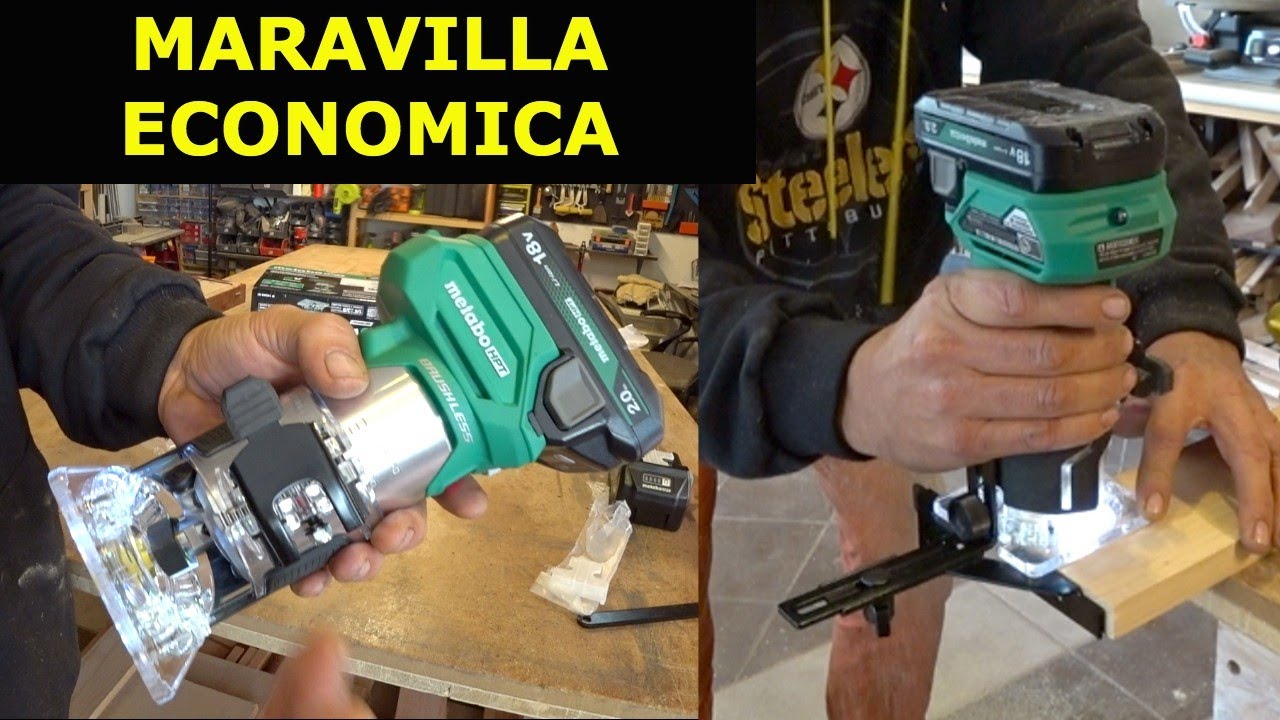 Metabo Malta Router Router de palma Metabo HPT 18V Modelo 1808DAQ4 - YouTube