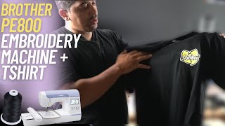 How to use a PE800 Embroidery Machine to make a shirt like a PRO.